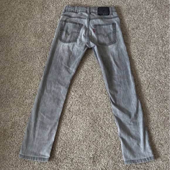 Boys gray Levi’s performance 511 Slim Jeans size 12 , 26”x26” - Picture 9 of 10